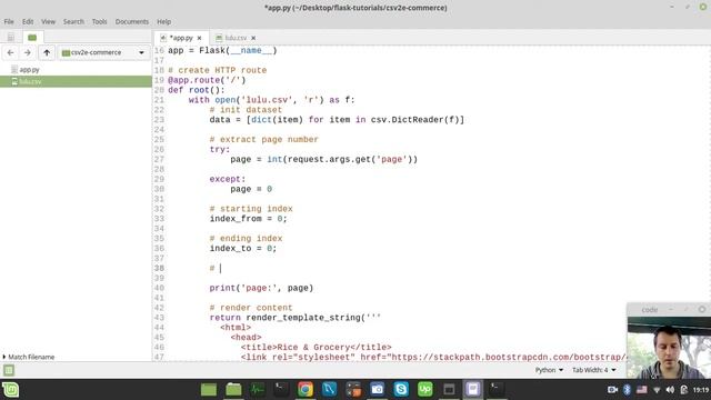 Crafting E-Commerce site out of CSV price list in under 45 minutes with Python & Flask смотреть онлайн