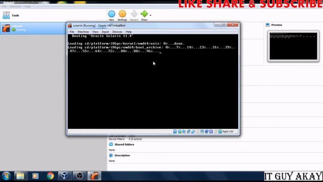 Installation Process Of Unix Solaris Flavor In Virtual Box [ Tutorial ] смотреть онлайн