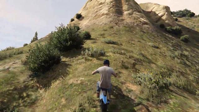 ГТА5 (GTA 5) и Мотоцикл! Жмите! смотреть онлайн