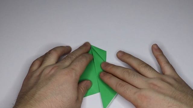 Как сделать Оригами прыгающая лягушка!!! смотреть онлайн