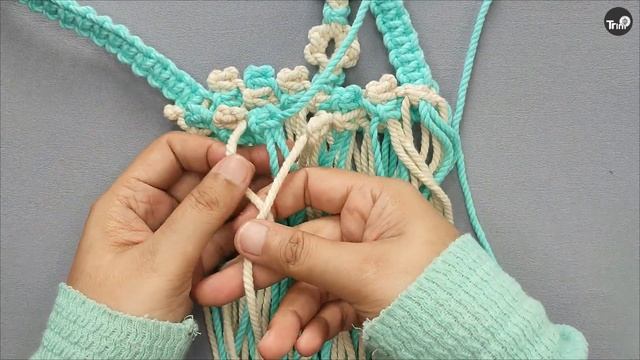 DIY Macrame Phone Bag Using Switch Square Knot | Phone Pouch | Macrame Bag Tutorial смотреть онлайн