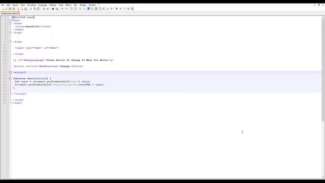 Html Input With JavaScript смотреть онлайн