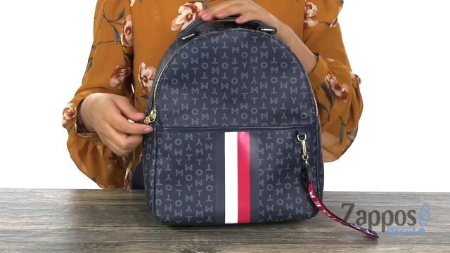 Tommy Hilfiger Roma TH Block Coated Canvas Backpack SKU: 9133128 смотреть онлайн