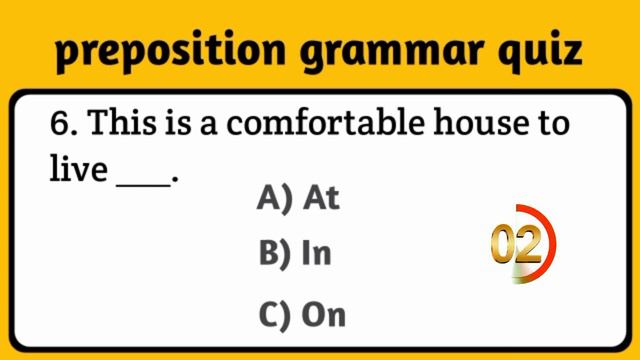 English preposition it, in, on | grammars quiz or test #ladla_education смотреть онлайн