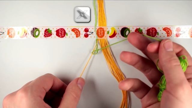 #5. Как плести прямым плетением. Фенечки с именами [★★☆☆☆]