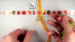 #5. Как плести прямым плетением. Фенечки с именами [★★☆☆☆]