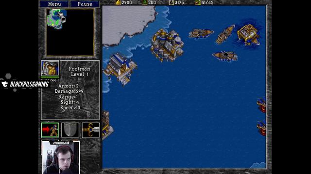 Прохождение Warcraft 2 Tides of Darkness. Human compaign. Attak on Zul'Dare | Кампания людей смотреть онлайн