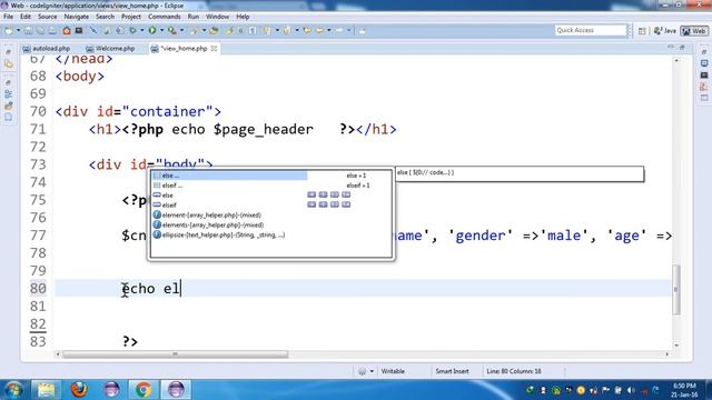 3.PHP Codeigniter in Bangla | Array Helper смотреть онлайн