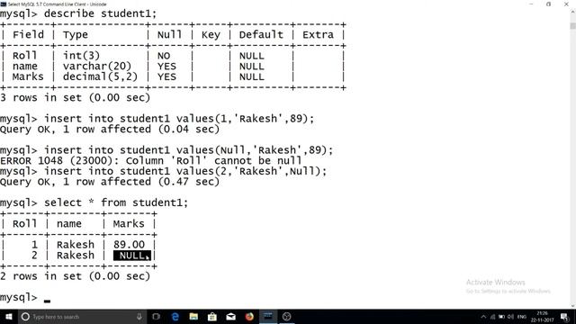 MySql tutorial #13: Not Null and Unique Constraint смотреть онлайн