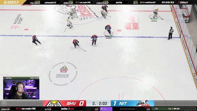 NHL 24 Saison Modus 🏒 #005 - Heftiger Moment ★ DEL Saison смотреть онлайн