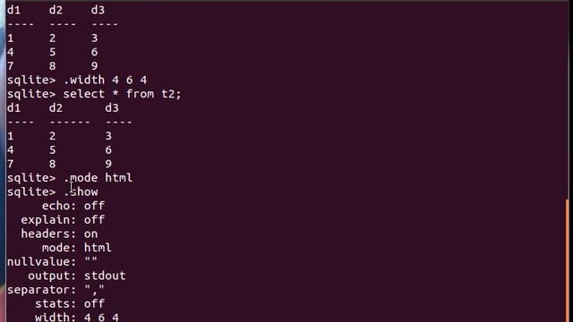 printing off data with SQLite смотреть онлайн