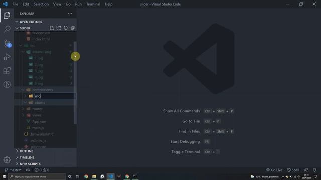 Slider w Vue 3 odc. 1 - Inicjalizacja projektu - Projekt z Dziedziuchem смотреть онлайн