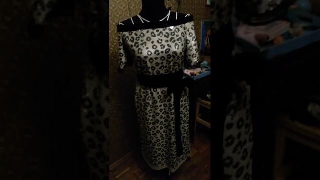 платье из матовых двухсторонних пайеток смотреть онлайн