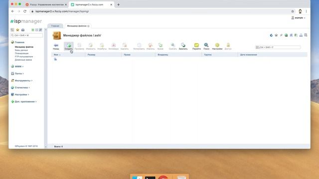 Как подключиться к хостингу по SSH (ISPmanager, macOS) смотреть онлайн