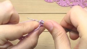 Простой ЦВЕТОЧНЫЙ УЗОР вязание крючком СХЕМА узора Easy to Crochet Tape Lace flower pattern