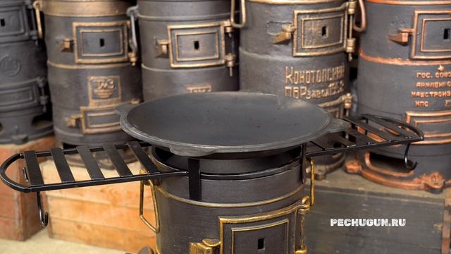 Буржуйки чугунные Ссср 2в1. Отопление и приготовление пищи. смотреть онлайн