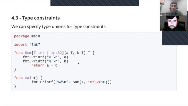 Golang Live: The State of Go's Type System смотреть онлайн