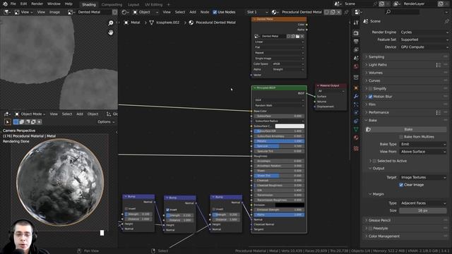 How to Texture Bake Procedural Materials in Blender (Tutorial) смотреть онлайн