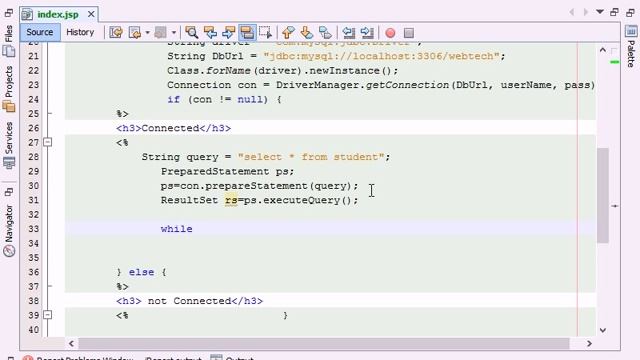 JSP JDBC tutorial смотреть онлайн