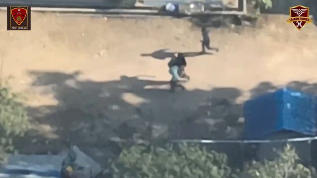 Falcon Wings' Drone bombing mission on a Myanmar military outpost смотреть онлайн