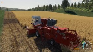 Зерноуборочный комбайн СК-5 «Нива» Мой первый опыт в роли комбайнера в игре Farming Simulator 2019