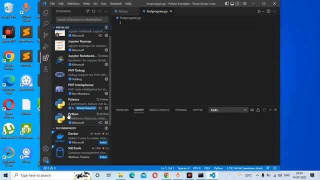 How to add python in visual studio code (Step by step) смотреть онлайн