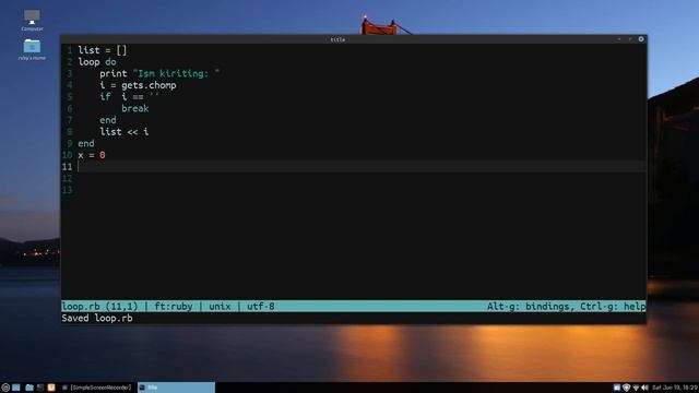 Rubyda loop, break, each va capitalize... 16 -Dars смотреть онлайн
