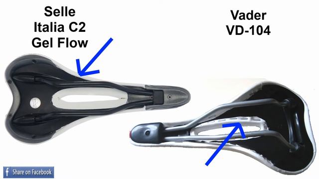 Selle Italia C2 Gel Flow vs Vader VD-104 MTB Saddle Review Mountain Bike смотреть онлайн