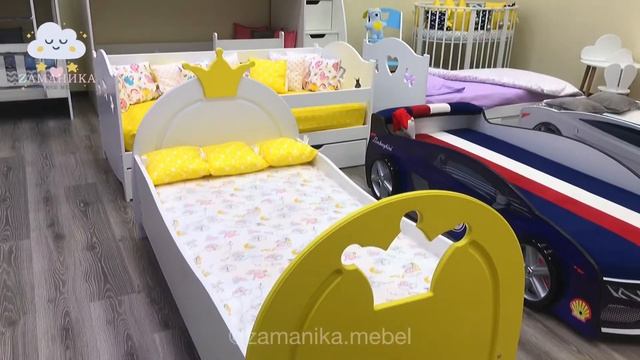 Детская кровать Корона  Детская мебель  ZAMANIKA