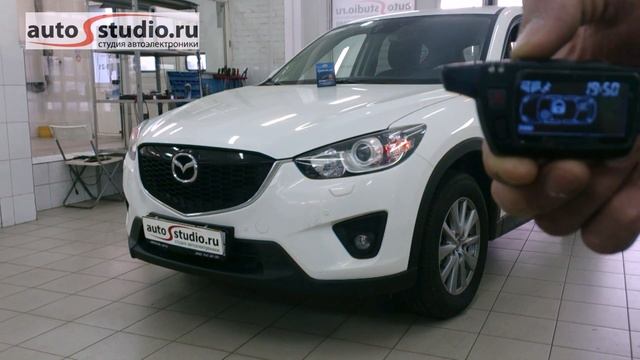 Автозапуск Mazda CX-5 без потери штатного ключа смотреть онлайн