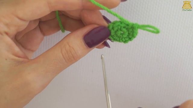 ♥ Кольцо амигуруми из петли ♥ Amigurumi ring anew way from loop ♥ Crochetka design studio смотреть онлайн