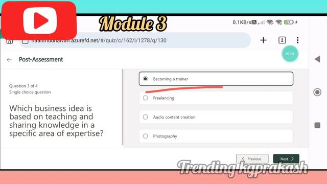 Entrepreneurship Skills(module1-6)mirosoftSkilling Naanmuthalvan assessment answers? #naanmudhalvan смотреть онлайн