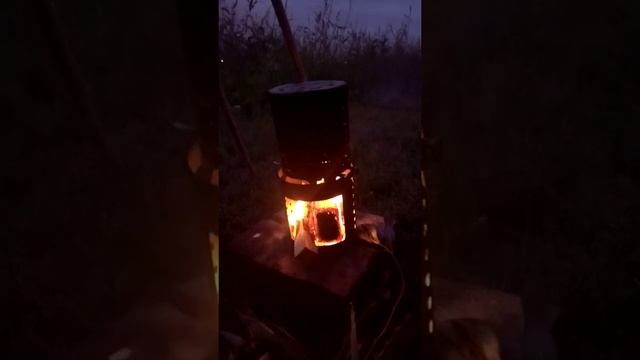 Обогреватель - дожигатель для палатки и обогрева под тентом. смотреть онлайн