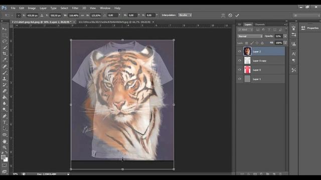 How To Put images on T Shirts - Photoshop Tutorial смотреть онлайн