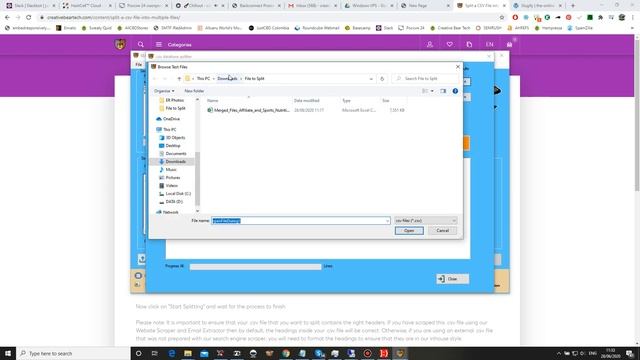 Split a CSV File into Multiple Files - How to Split a Huge CSV Excel Spreadsheet Into Separate File смотреть онлайн