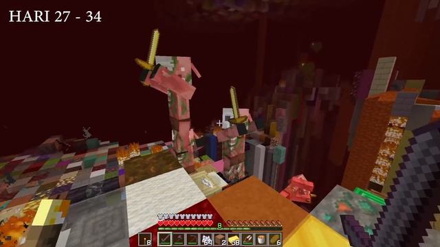 100 Hari Di Minecraft Tapi Dunianya Random смотреть онлайн