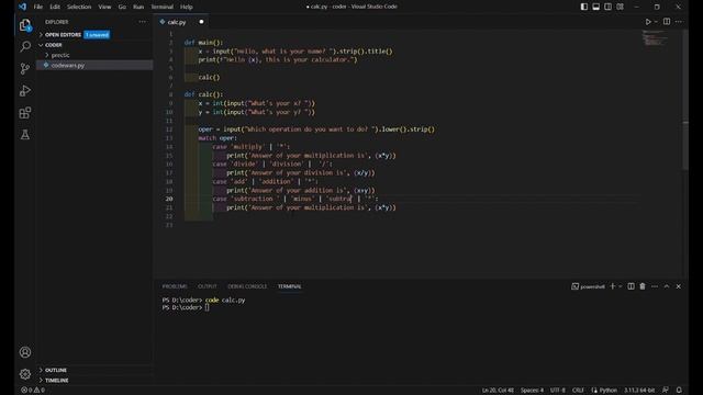 Calculator in Python | Source Code in description | Python Project For Beginners смотреть онлайн
