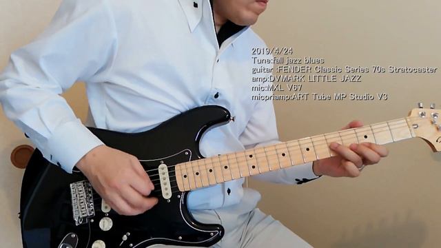 20190424 fall jazz blues FENDER Classic Series 70s Stratocaster смотреть онлайн