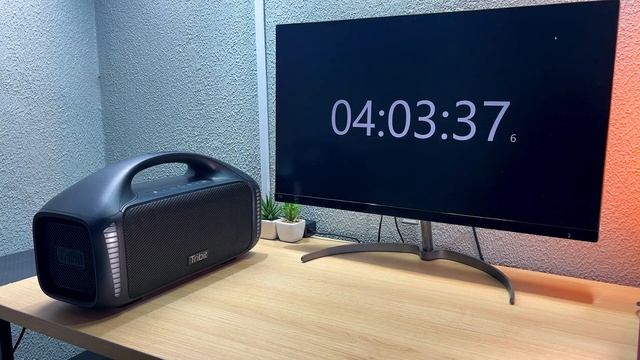 TRIBIT STORMBOX BLAST - Teste de Bateria #10.1 - 70% volume - XBass ON - V3.1 смотреть онлайн