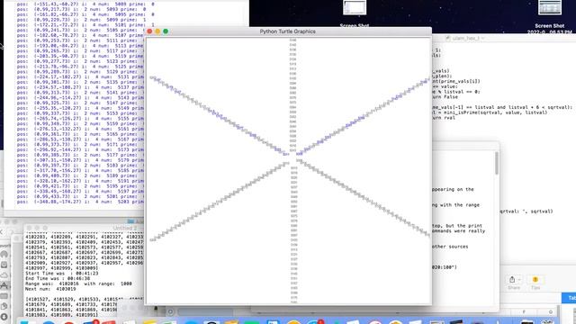 ulam hex spiral in python смотреть онлайн