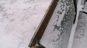 Отвал для уборки снега на Ниву своими руками