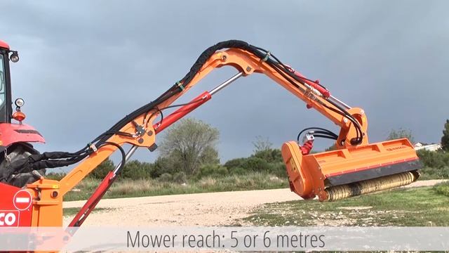 Задняя манипуляторная косилка Rasco NEVA смотреть онлайн