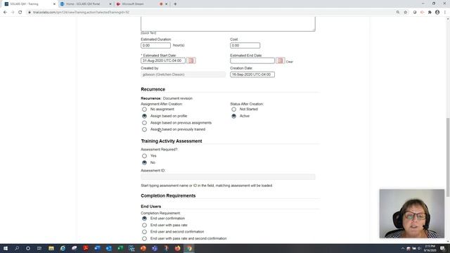 Creating Training Activities with Recurrence based on Document Revision смотреть онлайн
