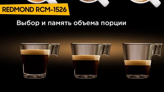 Кофемашина REDMOND RCM-1526 смотреть онлайн