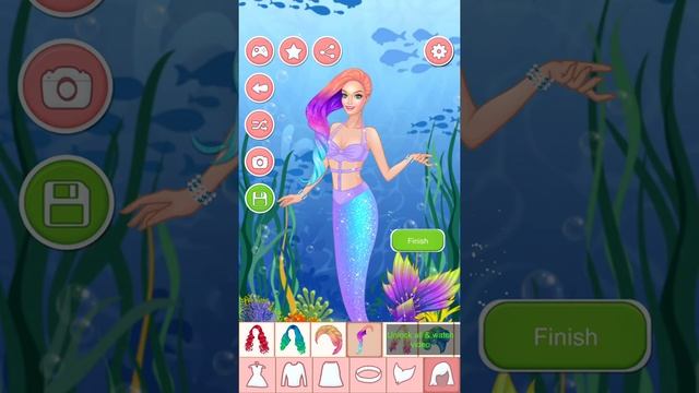 Mermaid Princess Beauty Salon - Dress Up Games смотреть онлайн