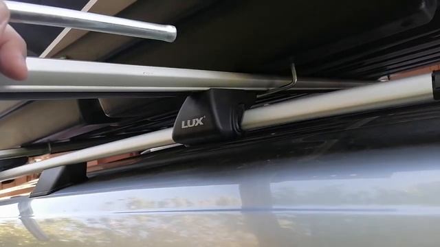 Отзыв владельца LUX Классик Аэро 52 - багажник на рейлинги 1,4м смотреть онлайн
