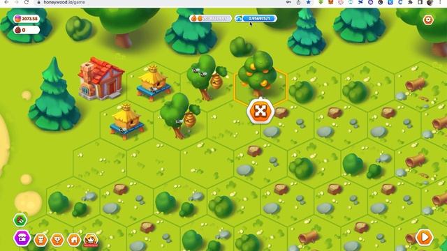 HoneyWood - новая забавная PlayToEarn игрушка про медведей, шишки и мёд :) смотреть онлайн
