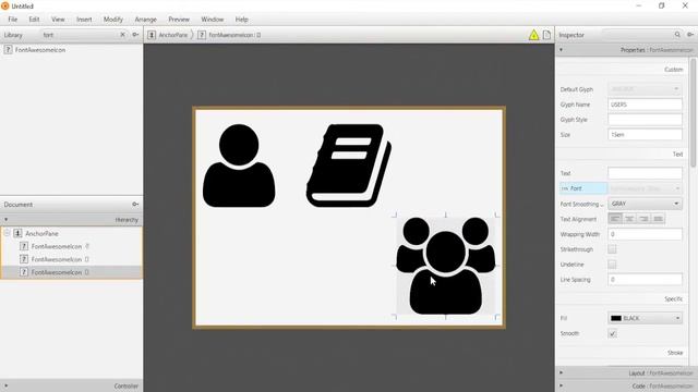 How to import Font Awesome Icons in SceneBuilder смотреть онлайн