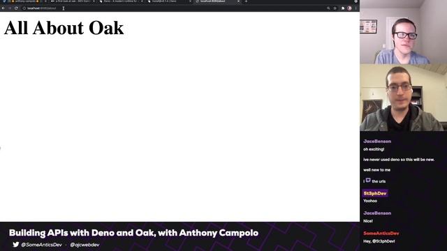 Building APIs with Deno and Oak (with Anthony Campolo) | Some Antics смотреть онлайн