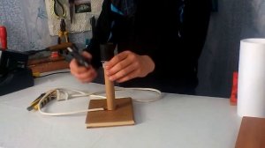 Как сделать настольную лампу/светильник своими руками